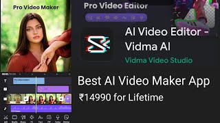 Best AI Video Editor Vidma App Chipest AI video Making App [upl. by Weldon]