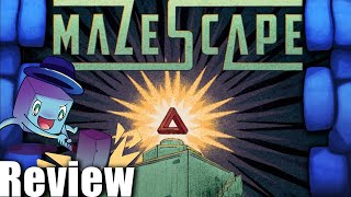 Mazescape Labyrinthos Review with Tom Vasel [upl. by Salakcin]