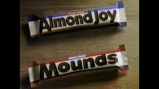 Almond Joy Mounds Candy Bars Sometimes You Feel Like A Nut 1992 TV Commercial HD [upl. by Eiuqnimod191]