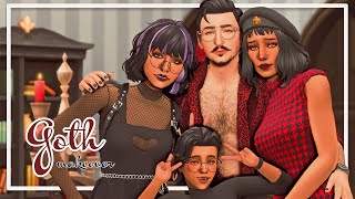 Giving the GOTHS the ULTIMATE makeover  CC List  Sims 4 Townie Makeover CAS [upl. by Ssur605]