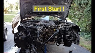 E55 Engine Rebuild  Part 8 Start Up Compression Test [upl. by Palermo186]