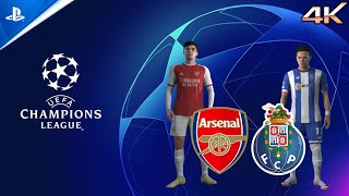 Arsenal FC  FC Porto  2ª mão Oitavos de Final CHAMPIONS LEAGUE 2324  PS5 4K [upl. by Arney]