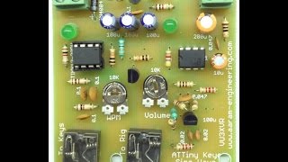 ATTIny13 Keyer  Paddle Keyer  Paddle Key TwinT Sine Wave Code Practice Oscillator [upl. by Llij510]