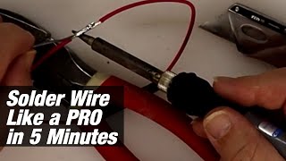 How to Solder Wire Together Like a PRO in 5 Minutes [upl. by Aeynod]