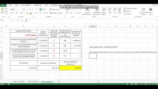 AGİ Asgari Geçim İndirimi  hesaplama Excel  2017 [upl. by Noyek]