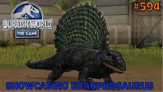 Showcasing Edaphosaurus  Jurassic World The Game  EP 594 [upl. by Yud]