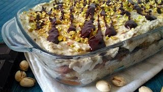 Tiramisù al pistacchio e cioccolato  pistachios and chocolate tiramisu [upl. by Yzzo548]