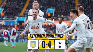 ASTON VILLA 04 TOTTENHAM HOTSPUR  EXTENDED HIGHLIGHTS  MADDISON JOHNSON SON amp WERNER GOALS [upl. by Halstead]