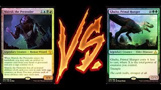 EDH Commander Challenge 28 Mairsil the Pretender Vs Ghalta Primal Hunger [upl. by Coombs382]