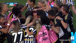 JuventusRoma 10  Bonansea la decide al 93esimo  Finale di Coppa Italia femminile FS Italiane [upl. by Trumann]