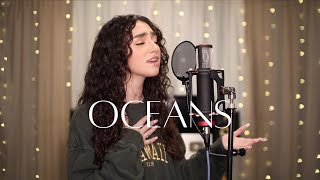 Oceans  Hillsong United cover by Genavieve Linkowski  Collab w Anthem Worship  MassAnthem [upl. by Egnalos]