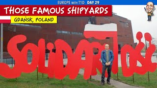 Wandering by the famous quotsolidarityquot shipyards of Gdańsk Poland [upl. by Lynad754]