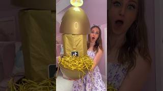 ASMR WORLDS BIGGEST Rainbow Mystery Eggs  ULTIMATE GOLDEN EGG🫢👑 Shorts [upl. by Neelear]