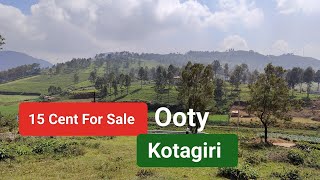 Land For Sale Kotagiri Ooty 15 cent [upl. by Anirual474]