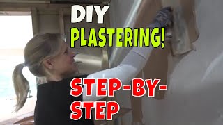 🔨 DIY Plastering Adventure My First Attempt and Beginners Guide 🔨 [upl. by Charlotte]