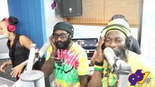 Alaine Tarrus Riley amp Capleton Turn It Up In Studio Pt 2 [upl. by Behah]