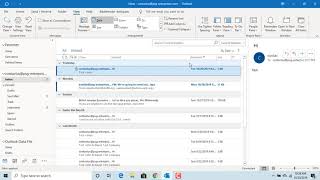 How to Change View Options in Outlook  Office 365 [upl. by Enovi]