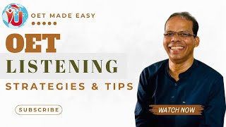 Edu Skills OET Listening Part C Strategies and tips  Boost Your Score  OET Listening Made Easy [upl. by Emmie315]