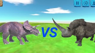 ARBS  Triceratops 🆚 Elasmotherium [upl. by Ycul516]