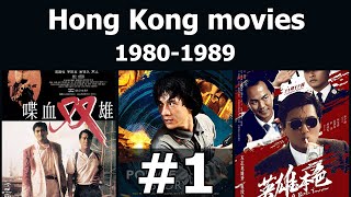 Hong Kong movies from the 1980s  part 1 [upl. by Acinahs]