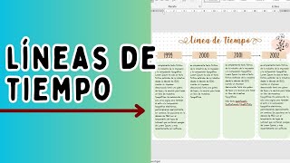 Como hacer lineas de tiempo creativas en word [upl. by Sateia]