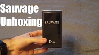 Dior Sauvage Unboxing [upl. by Acirred152]