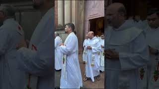 Entrance Procession  Feast of St Francis Xavier  Basilica of Bom Jesus shorts [upl. by Mikaela]