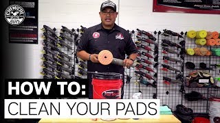 How To Clean Polishing Pads  Chemical Guys [upl. by Marchall]