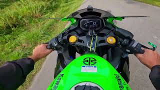 ZX25R THE SCREAMING INLINE 4  PURE SOUND 4K [upl. by Sacksen409]