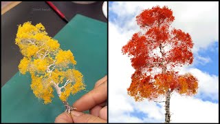 How to make a STUNNING Tree for Diorama  Simple and easy [upl. by Arlinda]