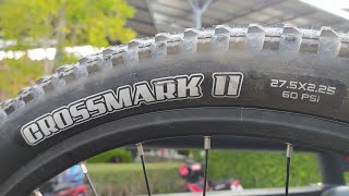 ยางMAXXIS CROSSMARK II ทดลอง เต็มระบบ ยางสายป่า สายลุย URBAN DOWNHILL FREERIDE DIRT JUMP BMX bike [upl. by Syhr]