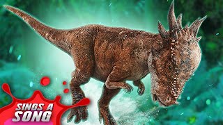 Pachycephalosaurus Sings A Song Jurassic Park  World Dinosaur Parody Rap [upl. by Kat892]