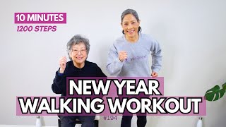 10 Minute Walking Workout for Seniors Beginner Friendly  Gentle Walk [upl. by Nikolos]