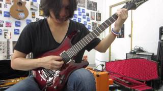 อโอ๋ ลองกีตาร์ IBANEZ S420 GUITAR CLEAN SOUND [upl. by Solitta580]