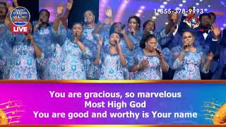 Pastor Chris Moment Of Worship at the Healing Streams Live Healing Service [upl. by Llehcam]