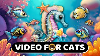 CAT GAMES  Tropical Coral Reef Fish Videos For Cats  CAT amp DOG TV  1 Hour [upl. by Alym]