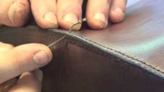 The box stitch on the custom holdall [upl. by Uriisa]