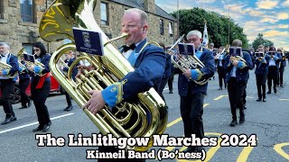 Kinneil Brass Band  Linlithgow Marches 2024 [upl. by Liag2]