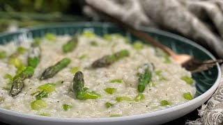 SICILIANI CREATIVI  Risotto cremoso con gli asparagi  Creamy asparagus risotto shorts [upl. by Celia]