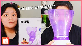 I Tried The Cheapest Facial Steamer From Shopee [upl. by Geno]