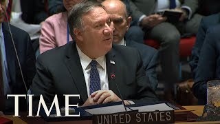 Secretary Of State Pompeo Urges UN To Recognize Juan Guaido As Venezuelas Rightful Leader  TIME [upl. by Teddi]