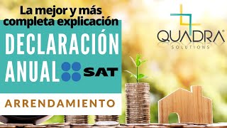 🔰 DECLARACIÓN ANUAL ARRENDAMIENTO LA GUÍA MÁS COMPLETA [upl. by Trill]