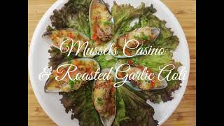 Easy Mussels Casino and Garlic Aoli [upl. by Girhiny]