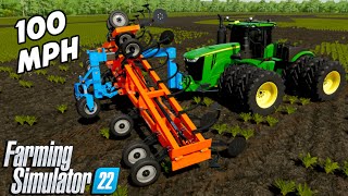 Top Mods For Fast Plowing At 100 MPH  Farming Simulator 22 [upl. by Lucier]