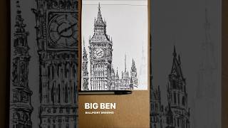 BIGBEN Ballpoint Drawing drawing art goodvibes sketch artist [upl. by Hannaj106]