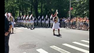 Press Release 2022 NYC Greek Independence Day Parade Coverage 1 Evzones Marching Compilation [upl. by Eleanore663]