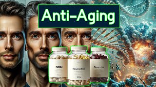 Top 3 Antiaging supplements NMN Resveratrol and Quercetin [upl. by Osmund]