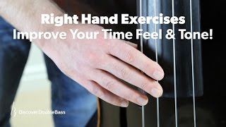 Right Hand Exercises for Double Bassists  Improve Your Time Feel amp Tone [upl. by Imefulo]