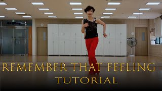 quotRemember That Feelingquot Linedance Tutorial  quot리멤버 댓 필링 quot 라인댄스 스텝 설명 Intermediate [upl. by Anwahsad]