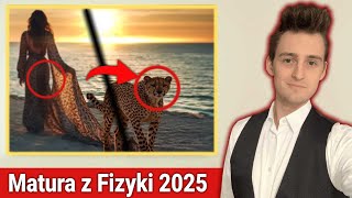 Zadania do matury z fizyki 11  Gepard poruszając się ruchem jednostajnie matura fizyka 2025 [upl. by Ees]